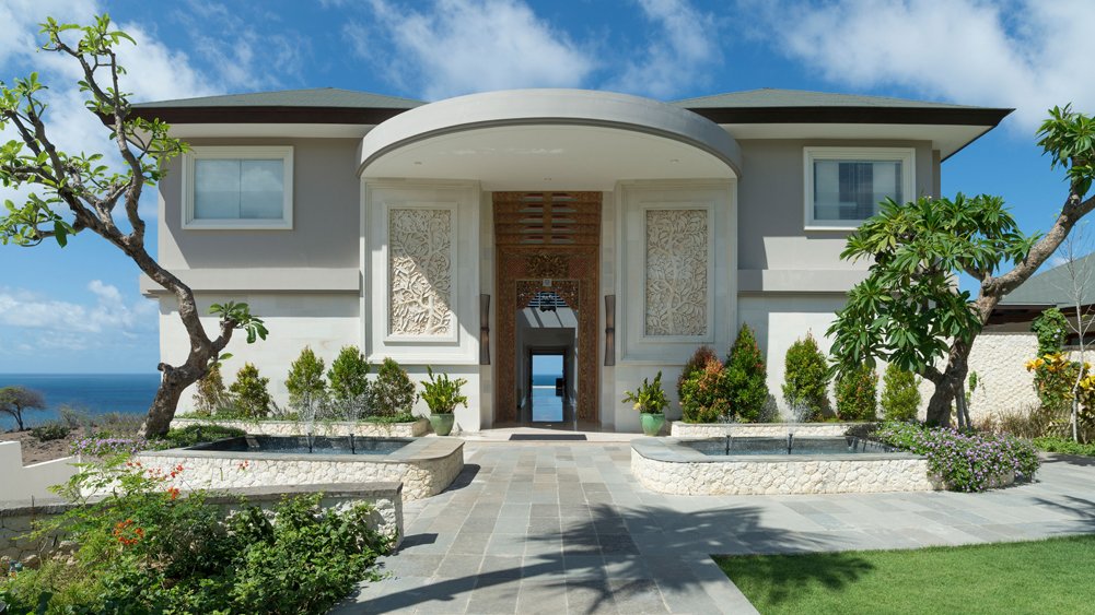 Pandawa Cliff Estate - The Pala - View from the entrance to the sea